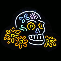 Calavera neon