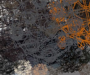 Abstract painting on canvas. Hand made art. Colorful texture. Modern artwork. Strokes of fat paint. Brushstrokes. Contemporary art. Artistic background image.