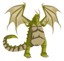 Fototapeta premium giant dragon monster