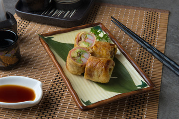 unagi yaki sushi roll
