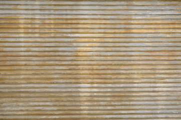 赤錆たシャッター