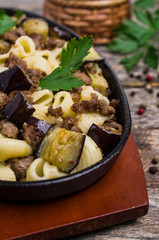 Pasta with minced meat