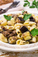 Pasta with minced meat