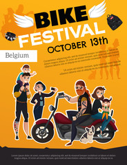 Bike Festival Subcultures Poster