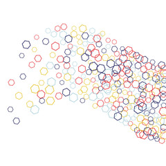 Geometric Background. Simple Pattern for Postcard, Print, Banner or Poster. Modern abstract background with polygons. Vector Texture in Trendy Minimalistic Style