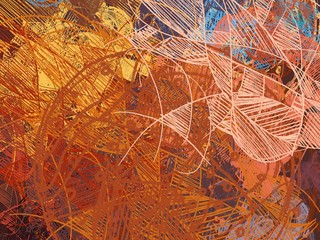 Abstract painting on canvas. Hand made art. Colorful texture. Modern artwork. Strokes of fat paint. Brushstrokes. Contemporary art. Artistic background image.