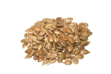 pumpkin seeds isolated on white background