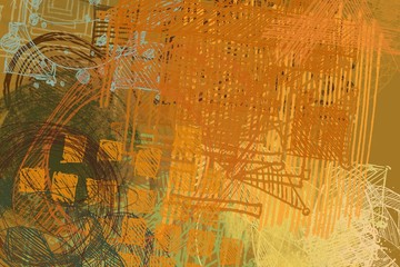 Abstract painting on canvas. Hand made art. Colorful texture. Modern artwork. Strokes of fat paint. Brushstrokes. Contemporary art. Artistic background image.