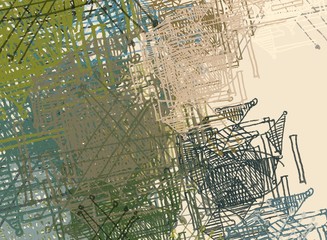 Abstract painting on canvas. Hand made art. Colorful texture. Modern artwork. Strokes of fat paint. Brushstrokes. Contemporary art. Artistic background image.