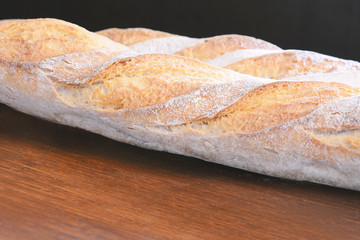 Various types of bread