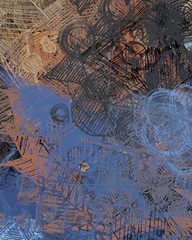 Abstract painting on canvas. Hand made art. Colorful texture. Modern artwork. Strokes of fat paint. Brushstrokes. Contemporary art. Artistic background image.