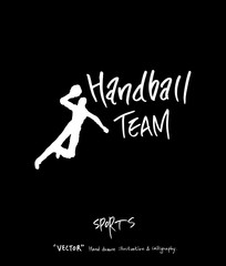 스포츠 포스터 / 손으로 그린 스포츠 그림