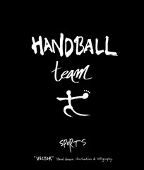 스포츠 포스터 / 손으로 그린 스포츠 그림