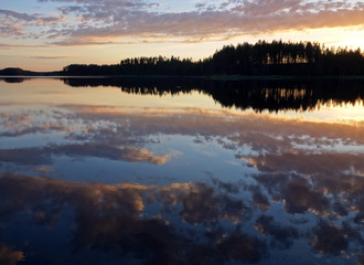midnight sunset