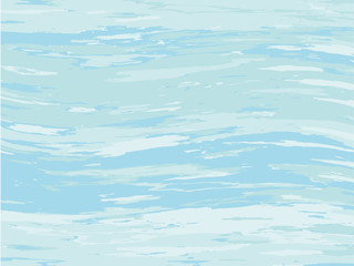 The light texture of the water. Abstract natural background with different shades of blue. Vector illustration 