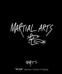 Fototapeta premium 스포츠 포스터 / 손으로 그린 스포츠 그림