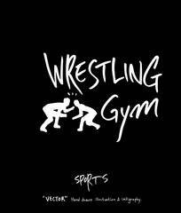 Fototapeta premium 스포츠 포스터 / 손으로 그린 스포츠 그림