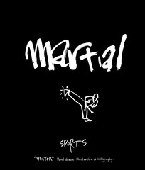 스포츠 포스터 / 손으로 그린 스포츠 그림