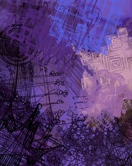 Abstract painting on canvas. Hand made art. Colorful texture. Modern artwork. Strokes of fat paint. Brushstrokes. Contemporary art. Artistic background image.