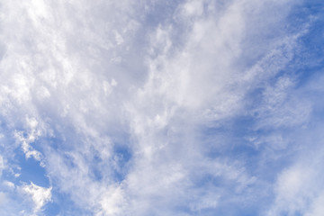 Natural dramatic cloudy blue natural windy abstract background