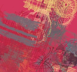 Abstract painting on canvas. Hand made art. Colorful texture. Modern artwork. Strokes of fat paint. Brushstrokes. Contemporary art. Artistic background image.