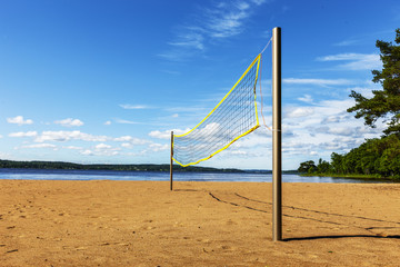 Beachball am Strand
