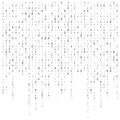 Naklejka na ściany i meble binary code stream background data vector design