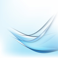 Bright blue abstract background. Vector illustration