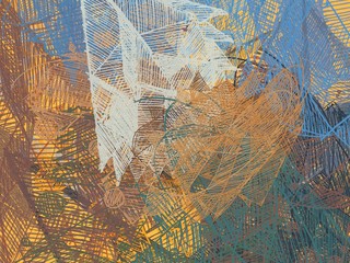 Abstract painting on canvas. Hand made art. Colorful texture. Modern artwork. Strokes of fat paint. Brushstrokes. Contemporary art. Artistic background image.