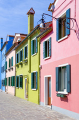 The colors of the Burano islnd