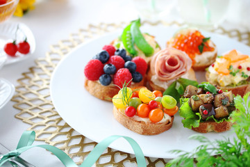 サマーオープンサンド