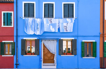 The colors of the Burano islnd