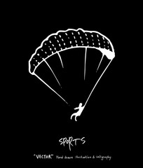 스포츠 포스터 / 손으로 그린 스포츠 그림