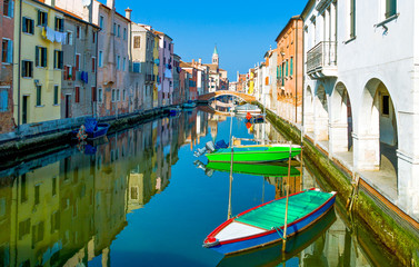 The archtectures and the maritime life of Chioggia