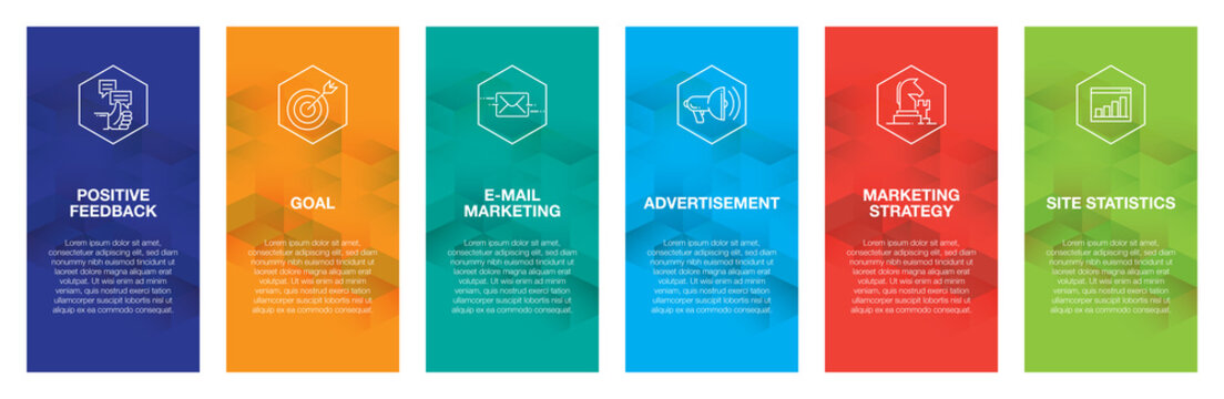 Marketing Infographic Icon Set