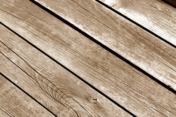 Obraz premium Wooden floor pattern with blur effect in brown tone.