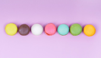 bunte Macarons