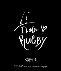 스포츠 포스터 / 손으로 그린 스포츠 그림