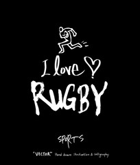 스포츠 포스터 / 손으로 그린 스포츠 그림