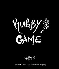 스포츠 포스터 / 손으로 그린 스포츠 그림