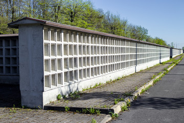 graves for ashes in the wall