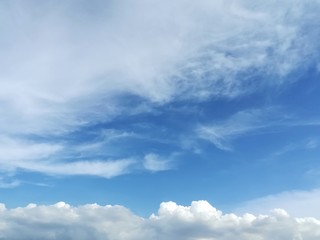 Beautiful sky in the morning 