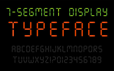 7-Segment Display Font