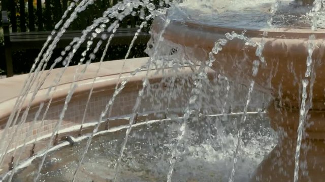 Slow motion of the fountain, classic style3