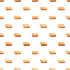 Sponge for cleaning pattern seamless repeat in cartoon style vector illustration