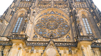 Obraz premium Prague beautiful old church in summer.