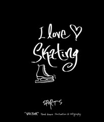 스포츠 포스터 / 손으로 그린 스포츠 그림