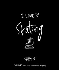 스포츠 포스터 / 손으로 그린 스포츠 그림