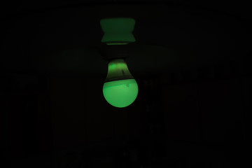 Lampadina verde