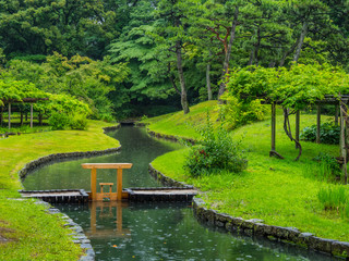 Japanese Garden in Korakuen Tokyo